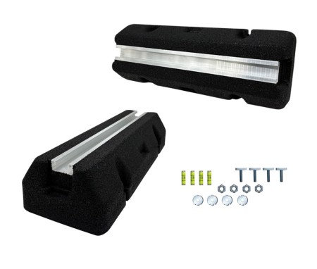 Podstawa gumowa pod klimatyzator pompę ciepła 450mm x 163mm x 98mm 2sztuki kpl.jpg