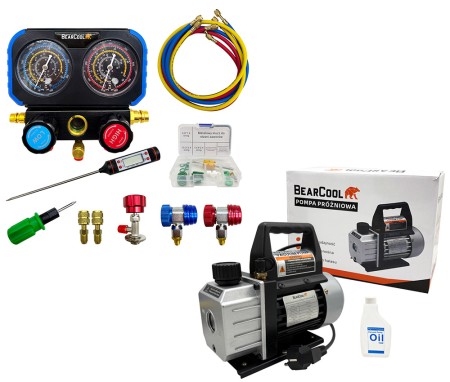 zestaw manometry przewody szybkozlaczki r134a + pompa próżniowa .jpg