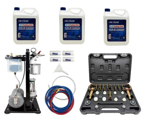 Maszyna urządzenie BearCool do płukania układu klimatyzacji Adaptery + Płyn 15l.jpg