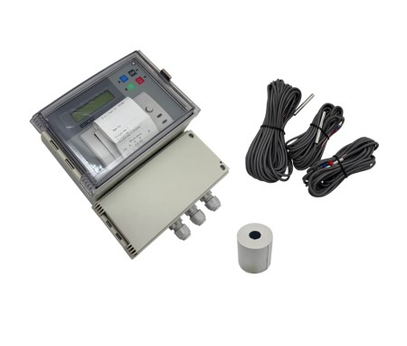 Rejestrator temperatury termograf z drukarką ESCO DR401 + 3 Czujniki DR-401 .1.jpg