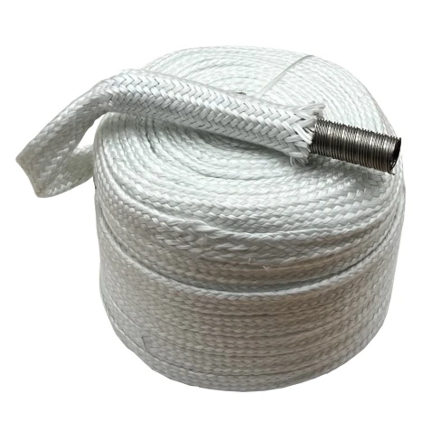 Rękaw z włókna szklanego IZOLACJA D25 550 stopni na rurę spalinową 22mm/24mm - 10m