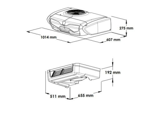 Agregat chłodniczy ZANOTTI Z250 12V R134a - 1