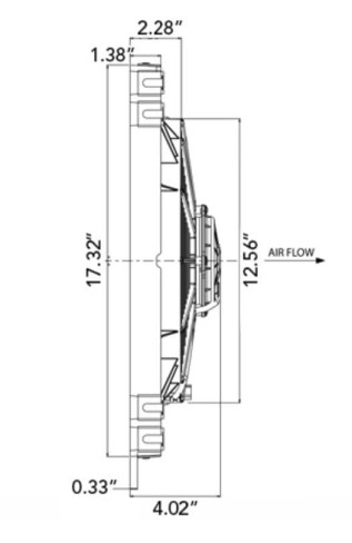 WENTYLATOR PODWÓJNY SPAL 12V 2VA50-AP70/LL-AP72/LL/F-66A SSĄCY - 2