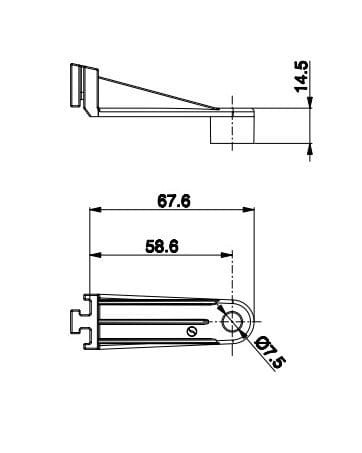 UCHWYT MONTAŻOWY DO WENTYLATORA SPAL - 3
