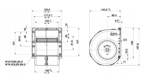 DMUCHAWA SPAL 010-A70-74D 12V 3-SPEED - 2