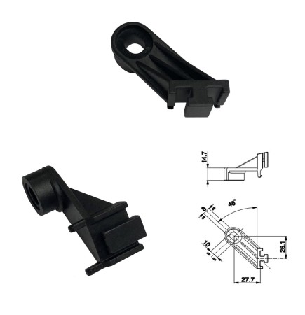 UCHWYT MONTAŻOWY PRAWY UKOŚNY SPAL