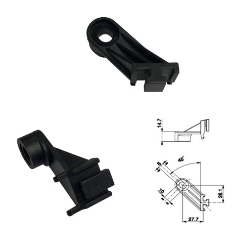 UCHWYT MONTAŻOWY PRAWY UKOŚNY SPAL